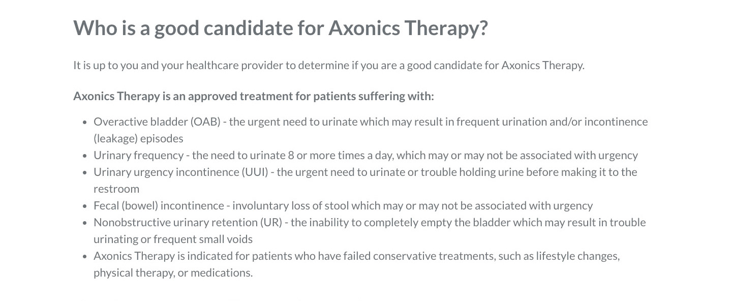 Axonics-Therapy